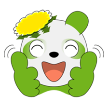 PANPOPO : Dandelion Panda sticker #250237