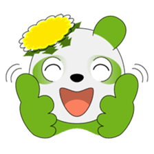 PANPOPO : Dandelion Panda sticker #250237