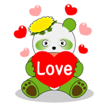 PANPOPO : Dandelion Panda sticker #250241