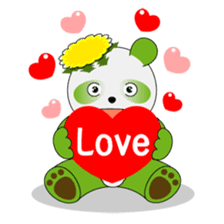 PANPOPO : Dandelion Panda sticker #250241