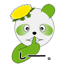 PANPOPO : Dandelion Panda sticker #250247