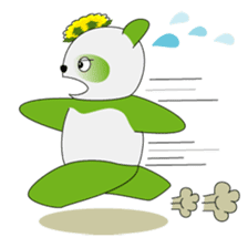 PANPOPO : Dandelion Panda sticker #250258