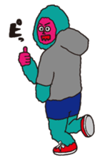 NEGO6 Baki Baki Monster sticker #251489