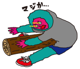 NEGO6 Baki Baki Monster sticker #251505