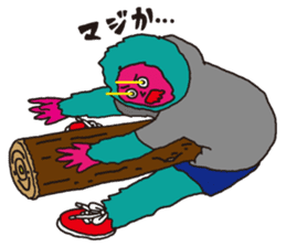 NEGO6 Baki Baki Monster sticker #251505