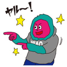 NEGO6 Baki Baki Monster sticker #251507