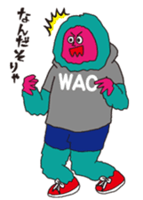 NEGO6 Baki Baki Monster sticker #251508