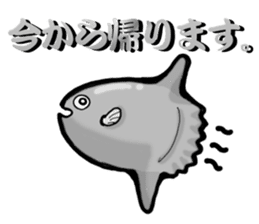 The lovely creature living in underwater sticker #252093