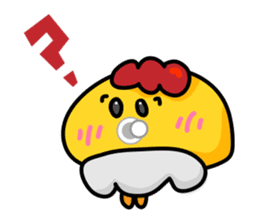 omelet baby sticker #252205