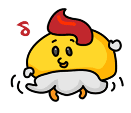 omelet baby sticker #252218