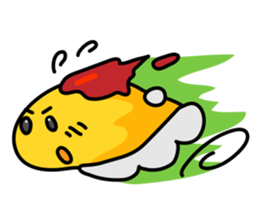 omelet baby sticker #252220