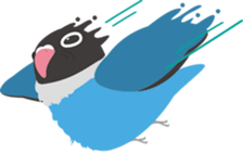 Drops Bird sticker #252264