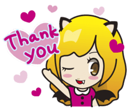 Cute little devils sticker #252394