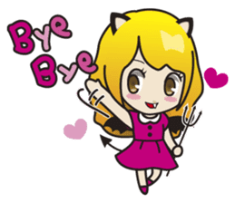Cute little devils sticker #252397