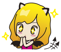 Cute little devils sticker #252401