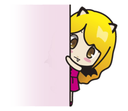 Cute little devils sticker #252402