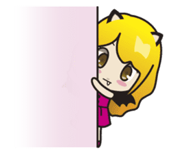 Cute little devils sticker #252402