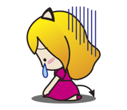 Cute little devils sticker #252405