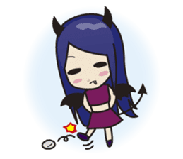 Cute little devils sticker #252407