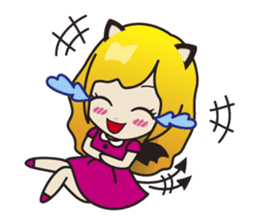 Cute little devils sticker #252410