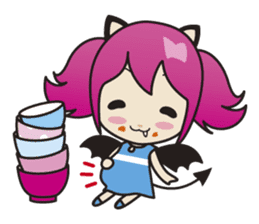 Cute little devils sticker #252414