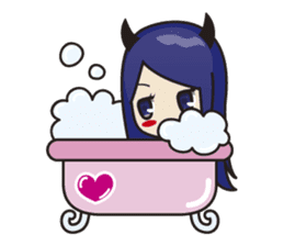 Cute little devils sticker #252415