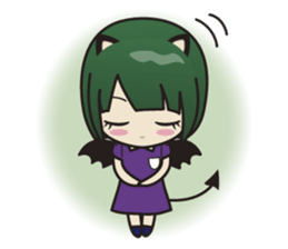 Cute little devils sticker #252422