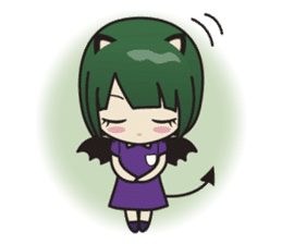 Cute little devils sticker #252422
