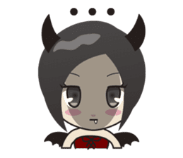 Cute little devils sticker #252431