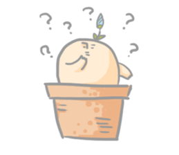 Mr.potted plant sticker #253601