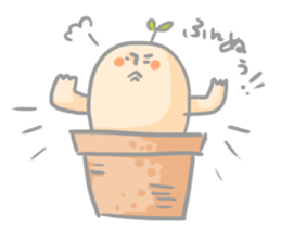 Mr.potted plant sticker #253607