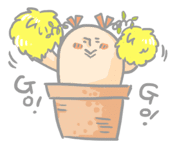 Mr.potted plant sticker #253609