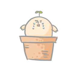 Mr.potted plant sticker #253610