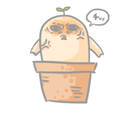 Mr.potted plant sticker #253617