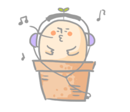 Mr.potted plant sticker #253625