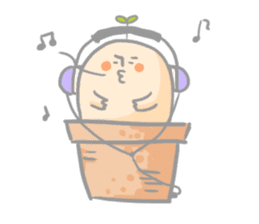 Mr.potted plant sticker #253625