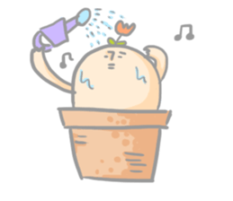 Mr.potted plant sticker #253627