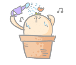 Mr.potted plant sticker #253627