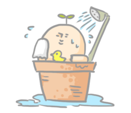 Mr.potted plant sticker #253628