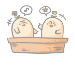 Mr.potted plant sticker #253631