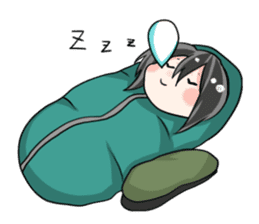 Military Girl with Haniwa-kun sticker #254160