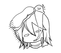 Military Girl with Haniwa-kun sticker #254161