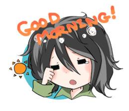 Military Girl with Haniwa-kun sticker #254167