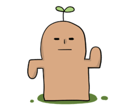 Military Girl with Haniwa-kun sticker #254184