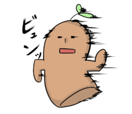 Military Girl with Haniwa-kun sticker #254186