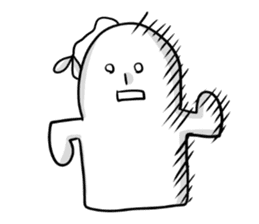 Military Girl with Haniwa-kun sticker #254188