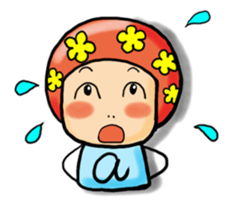 a.i.u.e.o.mushroom! sticker #256359