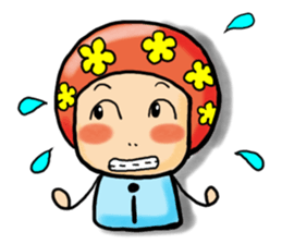 a.i.u.e.o.mushroom! sticker #256360