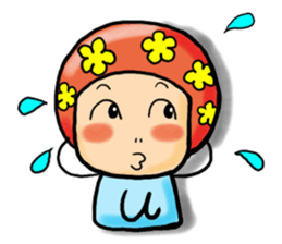 a.i.u.e.o.mushroom! sticker #256361