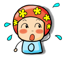 a.i.u.e.o.mushroom! sticker #256363